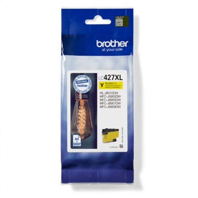Brother LC-427XLY ink cartridge 1 pc(s) Original High (XL) Yield Yellow Brother LC-427XLY ink cartridge 1 pc(s) Original High (XL) Yield Yellow
