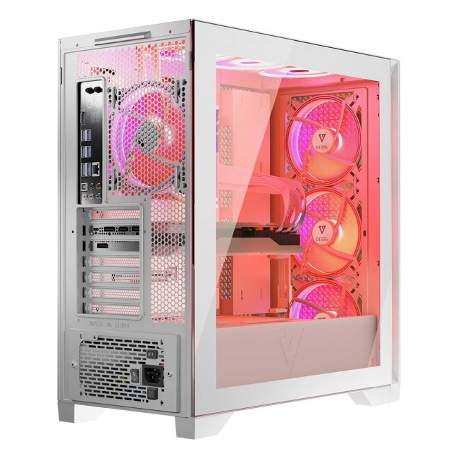 MODECOM Case VOLCANO EXPANSE T APEX ARGB MIDI White MODECOM Case VOLCANO EXPANSE T APEX ARGB MIDI White
