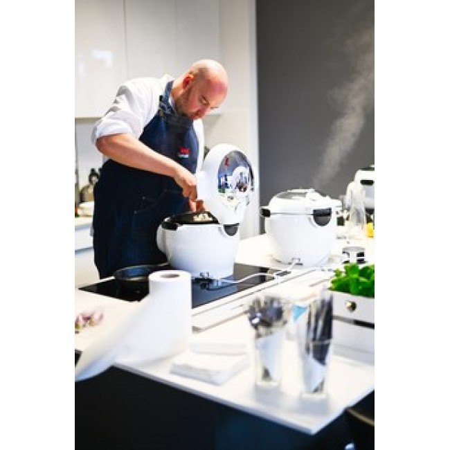 Tefal CY851130 multi cooker 6 L Chrome, White Tefal CY851130 multi cooker 6 L Chrome, White