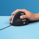 R-Go Tools Ergonomic mouse R-Go HE Break with break software, large (hand size 185 mm), right-handed, Wired, black