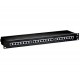 Equip 24-Port Cat.6 Shielded Patch Panel, Black Equip 24-Port Cat.6 Shielded Patch Panel, Black