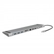 LogiLink UA0373 laptop dock/port replicator Wired USB 3.2 Gen 1 (3.1 Gen 1) Type-C Aluminium