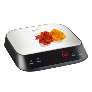 GEFU PREZISO Black, Stainless steel Countertop Rectangle Electronic kitchen scale