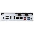 Shuttle Slim PC DH770 , S1700, 2x HDMI, 2x DP , 2x 2.5G LAN, 2x COM, 8x USB, 1x 2.5