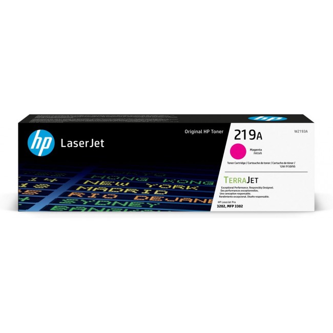 HP 219A Magenta Original LaserJet Toner Cartridge HP 219A Magenta Original LaserJet Toner Cartridge