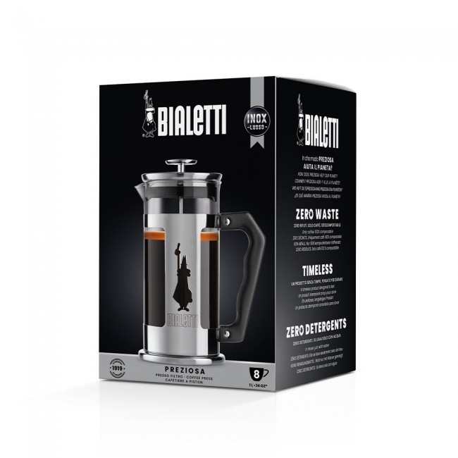 Bialetti French Press Preziosa/Omino coffee brewer, 350 ml