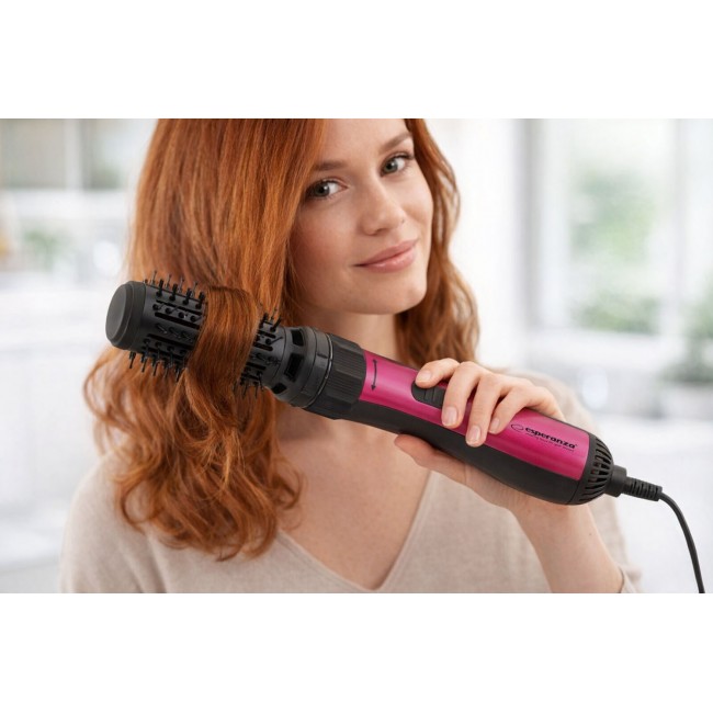 Esperanza EBL008 hair styling tool Hot air brush Black,Red 1.8 m 1000 W