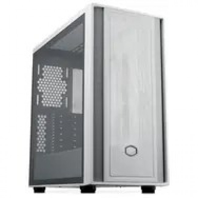 Cooler Master MasterBox 600 White Lite Midi Tower White, Transparent