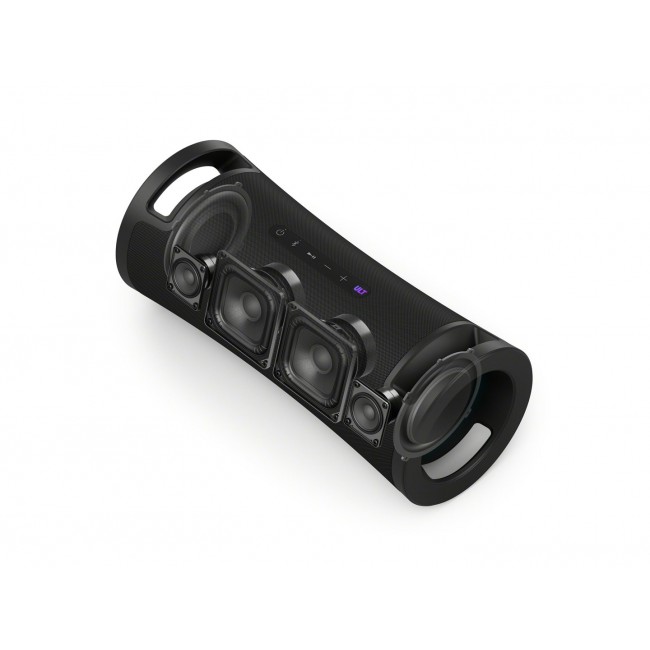Sony ULT FIELD 7 - Wireless Bluetooth Portable Speaker with ULT POWER SOUND, Ultimate Deep BASS, X Balanced Speaker, 30 HR Battery, IP67, Waterproof, LED Lighting, Mic, Guitar Input - Black