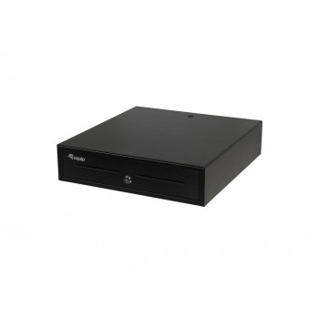 Equip Cash Register Drawer for Point of Sale (POS) System, 4 Bill/8 Coin Compartments, Removable Coin Slots, RJ11 connector