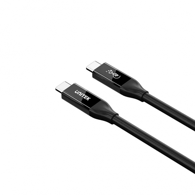 UNITEK C14100ABK01-2M USB cable USB4 Gen 2x2 USB C 40 Gbit/s 240 W Black