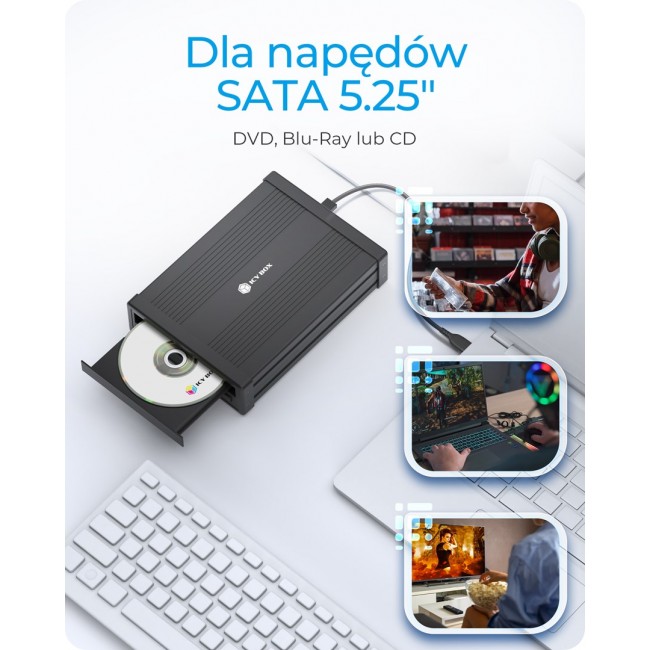 USB Type-C case for SATA III 5.25 USB Type-C case for SATA III 5.25