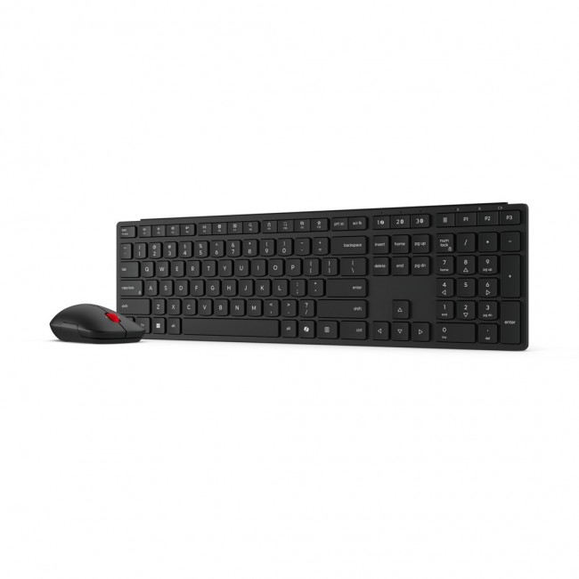 Lenovo 4X31S04848 keyboard Mouse included Office RF Wireless + Bluetooth US English Black
