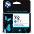 HP 712 - cyan - original - DesignJet -