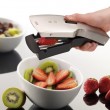 GEFU Tari slicer Manual Black, White Plastic, Stainless steel
