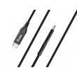 Equip USB 4 Ultra Slim C to C Cable, 1.2m, PD240W, 4K/60Hz, 40Gbps, Black
