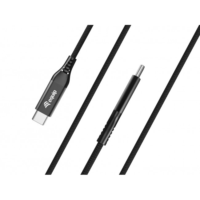 Equip USB 4 Ultra Slim C to C Cable, 1.2m, PD240W, 4K/60Hz, 40Gbps, Black