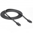 StarTech.com 2m (6.6ft) Thunderbolt 3 Cable, 20Gbps, 100W PD, 4K, Thunderbolt Certified, Compatible with Thunderbolt 4/USB 3.2/DisplayPort StarTech.com 2m (6.6ft) Thunderbolt 3 Cable, 20Gbps, 100W PD, 4K, Thunderbolt Certified, Compatible with Thunderbolt 4/USB 3.2/DisplayPort