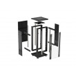 Lanberg FF01-6618-12B rack cabinet 18U Freestanding rack Black Lanberg FF01-6618-12B rack cabinet 18U Freestanding rack Black
