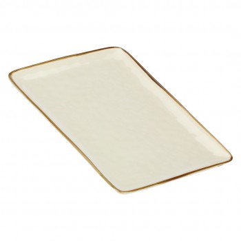 Concerto Avorio Rectangular Tray - Ivory, 36 x 26.5 cm