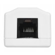 LANBERG SURFACE MOUNTING SOCKET CAT.6 1XRJ45 WHITE LANBERG SURFACE MOUNTING SOCKET CAT.6 1XRJ45 WHITE