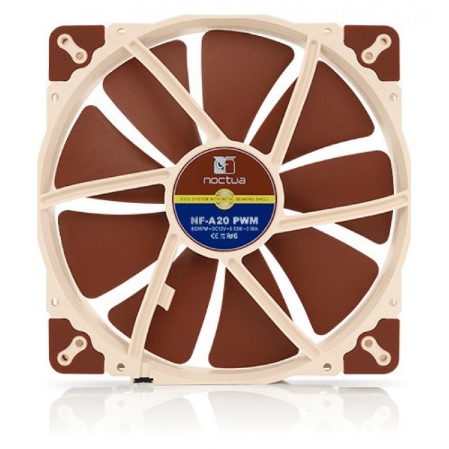 Noctua NF-A20 PWM Computer case Fan 20 cm Beige, Brown Noctua NF-A20 PWM Computer case Fan 20 cm Beige, Brown