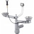 Siphon for 1.5- and 2-bowl granite sink - Space-Saver