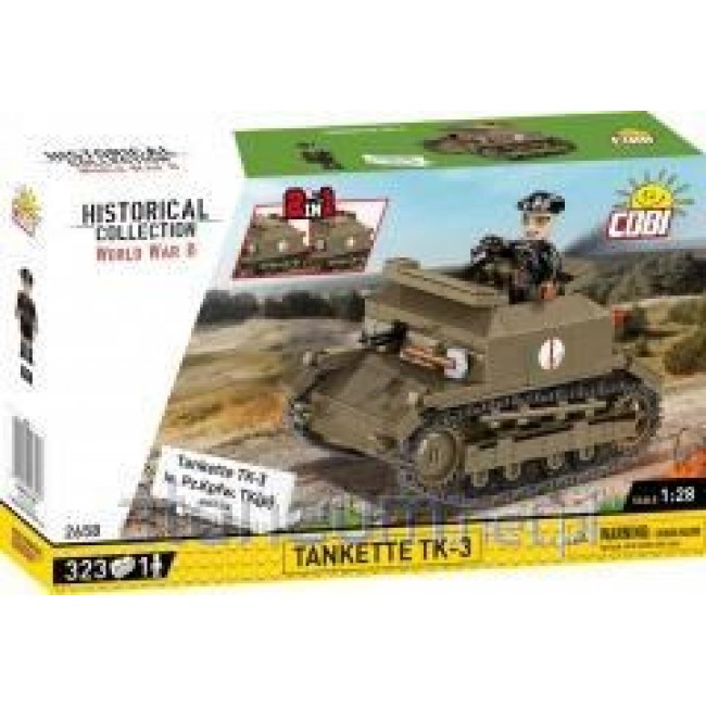 COBI HC WWII Tankette TK-3 323kl 2658 COBI HC WWII Tankette TK-3 323kl 2658