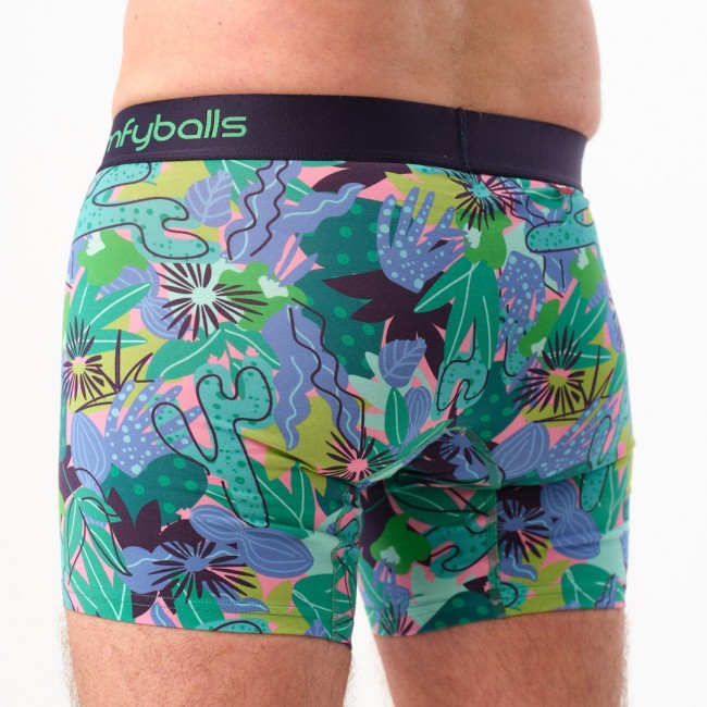 Comfyballs Tropical Cotton Brief Green