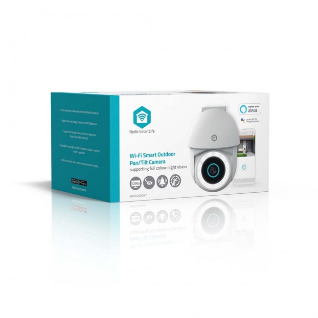 Nedis WIFICO22CWT security camera Dome IP security camera Outdoor 1920 x 1080 pixels Ceiling/wall