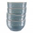 Staub Ceramique Bowl set 0.7 L Round Ceramic Turquoise 4 pc(s)