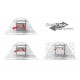 High Peak Meran 5.0 5 person(s) Green, Light grey Tunnel tent