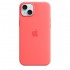 Apple iPhone 15 Plus Silicone Case with MagSafe - Guava Apple iPhone 15 Plus Silicone Case with MagSafe - Guava
