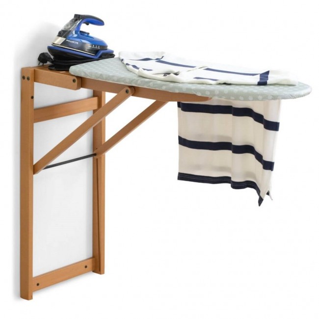 ARREDAMENTI STIROJOLLY Ironing board for wall hanging - 108 x 40 cm, Brown ARREDAMENTI STIROJOLLY Ironing board for wall hanging - 108 x 40 cm, Brown