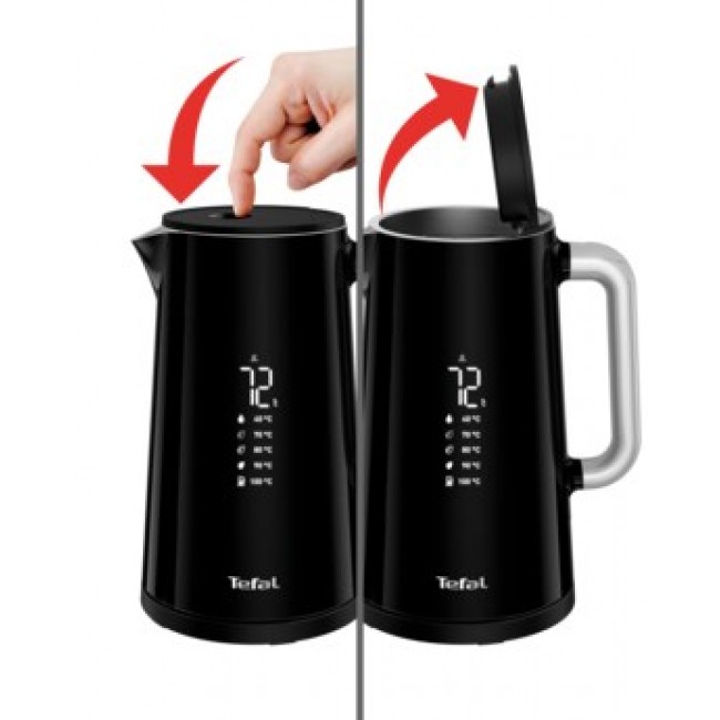 Tefal KO851 electric kettle 1.7 L Black 1800 W