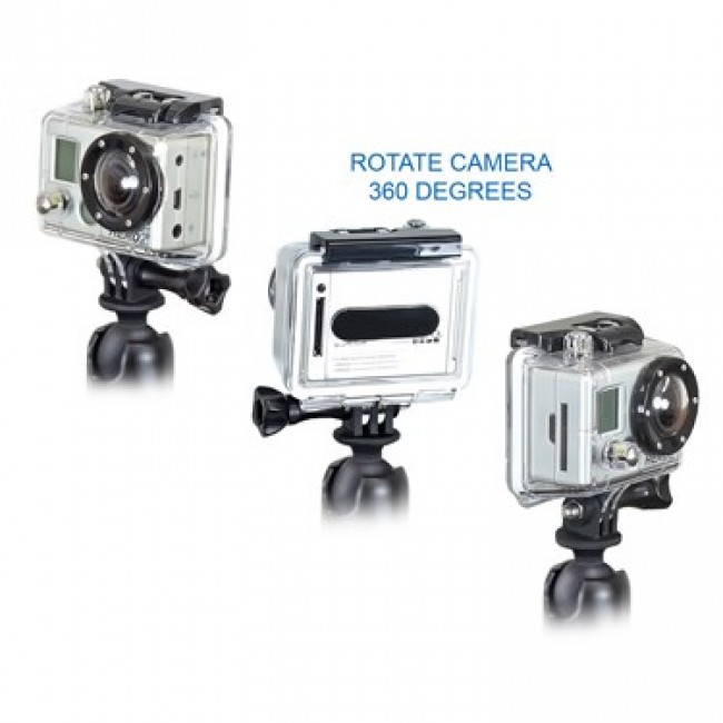 RAM Mounts RAP-B-202U-GOP1 Universal adapter for action camera, black