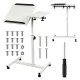 Maclean mobile desk/laptop stand, white, height adjustment 59-89cm, max. 30kg , MC-121 W