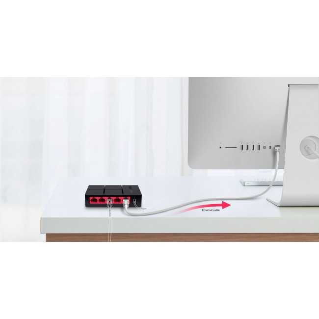 Mercusys 5-Port 10/100/1,000 Mbps Desktop Switch