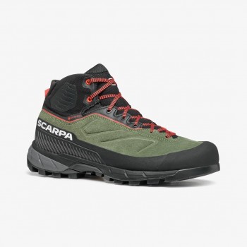 Scarpa RAPID XT MID GTX WOMAN, 37.5, Birch Green - Coral