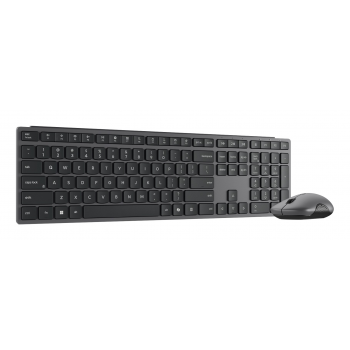 Lenovo 700 Modern keyboard Mouse included Office RF Wireless + Bluetooth US English Grey