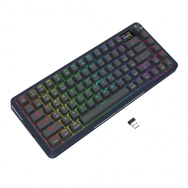 REDRAGON K708-RGB-PRO FLEKACT keyboard USB + RF Wireless + Bluetooth Black REDRAGON K708-RGB-PRO FLEKACT keyboard USB + RF Wireless + Bluetooth Black