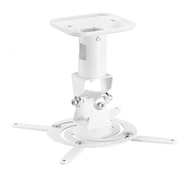 Maclean Ceiling Mount/Hanger for Projectors, Steel, 180 310 mm, up to 15 kg, MC-208 W