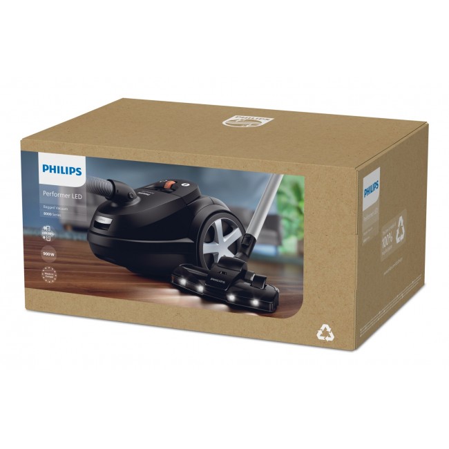 Philips 8000 series XD8122/10 vacuum 4 L Cylinder vacuum Dry 900 W Dust bag Philips 8000 series XD8122/10 vacuum 4 L Cylinder vacuum Dry 900 W Dust bag