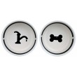 TRIXIE 24641 A set of ceramic bowls on a stand 0.6 l