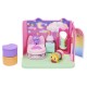 Gabby's Dollhouse , Sweet Dreams Bedroom with Pillow Cat Figure and 3 Accessories, 3 Furniture and 2 Deliveries, Kids Toys for Ages 3 and up
