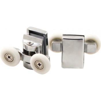Upper double rollers for glass panes 6 mm - FI 23 mm