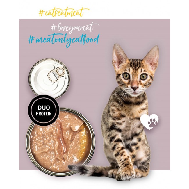 3COTY Turkey with goose For kittens - wet cat food - 80g 3COTY Turkey with goose For kittens - wet cat food - 80g