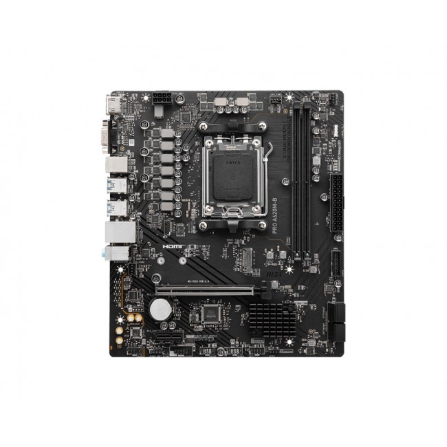 MSI PRO A620M-B motherboard AMD A620 Socket AM5 micro ATX MSI PRO A620M-B motherboard AMD A620 Socket AM5 micro ATX