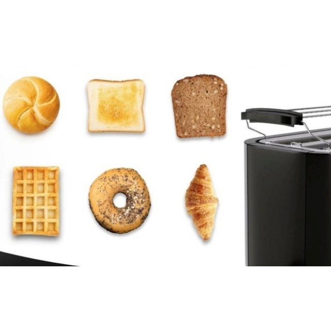 Clatronic TA 3802 4 slice(s) 1400 W Black Clatronic TA 3802 4 slice(s) 1400 W Black