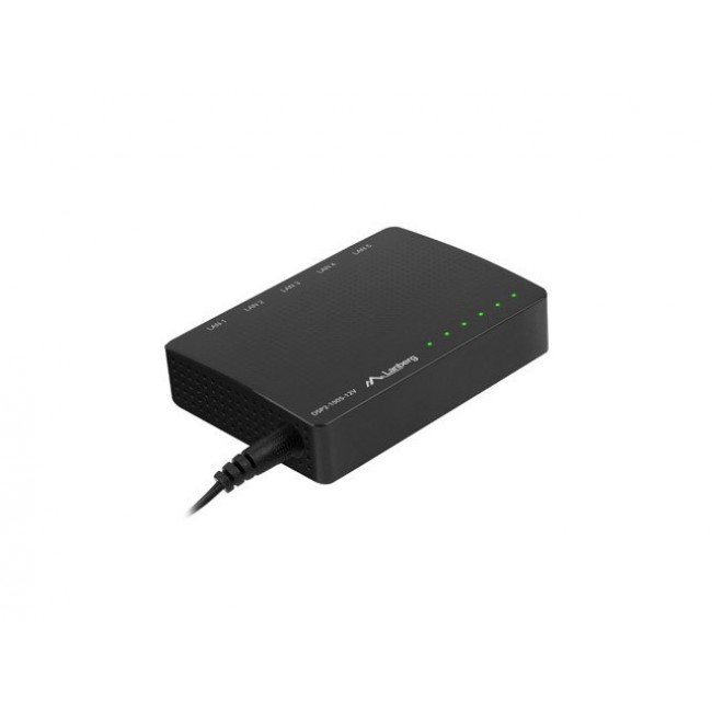 LANBERG SWITCH DSP2-1005-12V (5-PORT, 12V, 1GB/S)